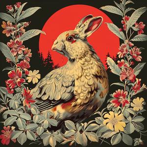 rabbit  wild  canvas  art  print  chromolithography  nature  wildlife  scenery  outdoors 1058685