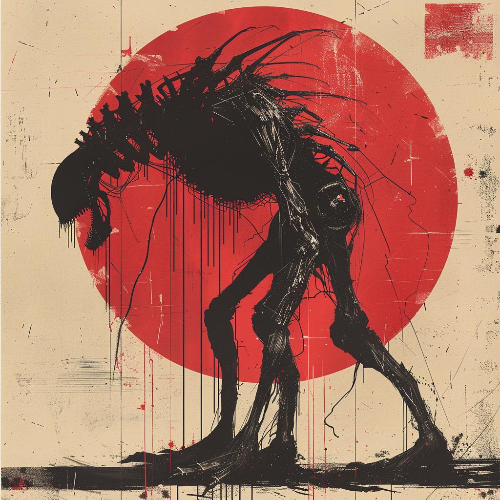 surreal  album  cover  hyper-realistic  screenprinting  chromoluminosity  axonometrics  zombie  poster  art 961612