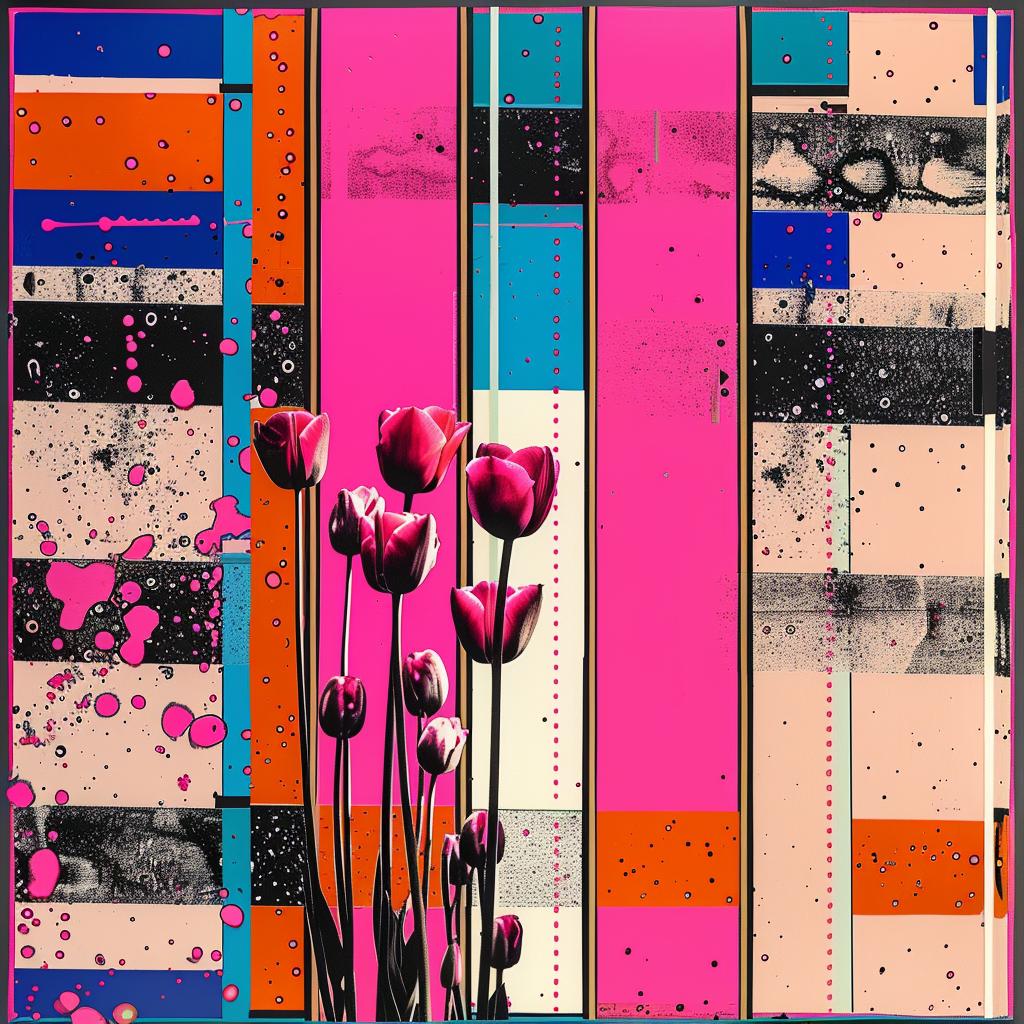 tulips  flowers  perspective  nighttime  arctic  dark  space  Jean  Giraud  painting 1021012