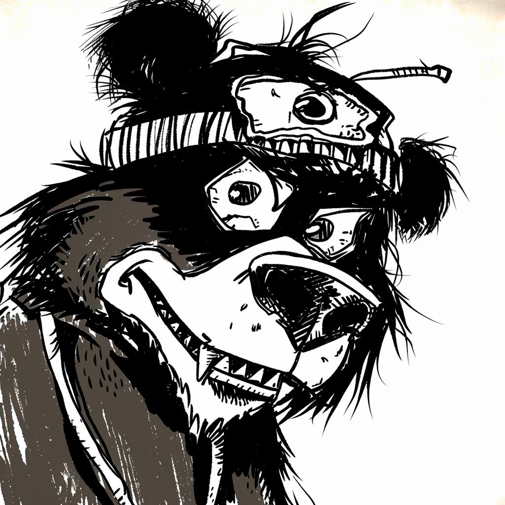 bear  glasses  hat  drawing  minimal  aggressive  urban  animal  cartoon  simple 959212