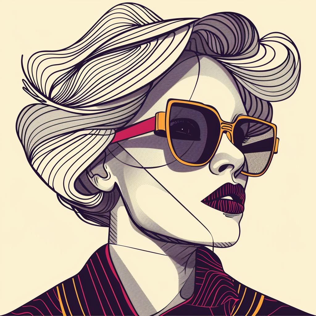 pop  art  woman  sunglasses  scarf  blonde  portrait  fashion  minimalist  white 937010