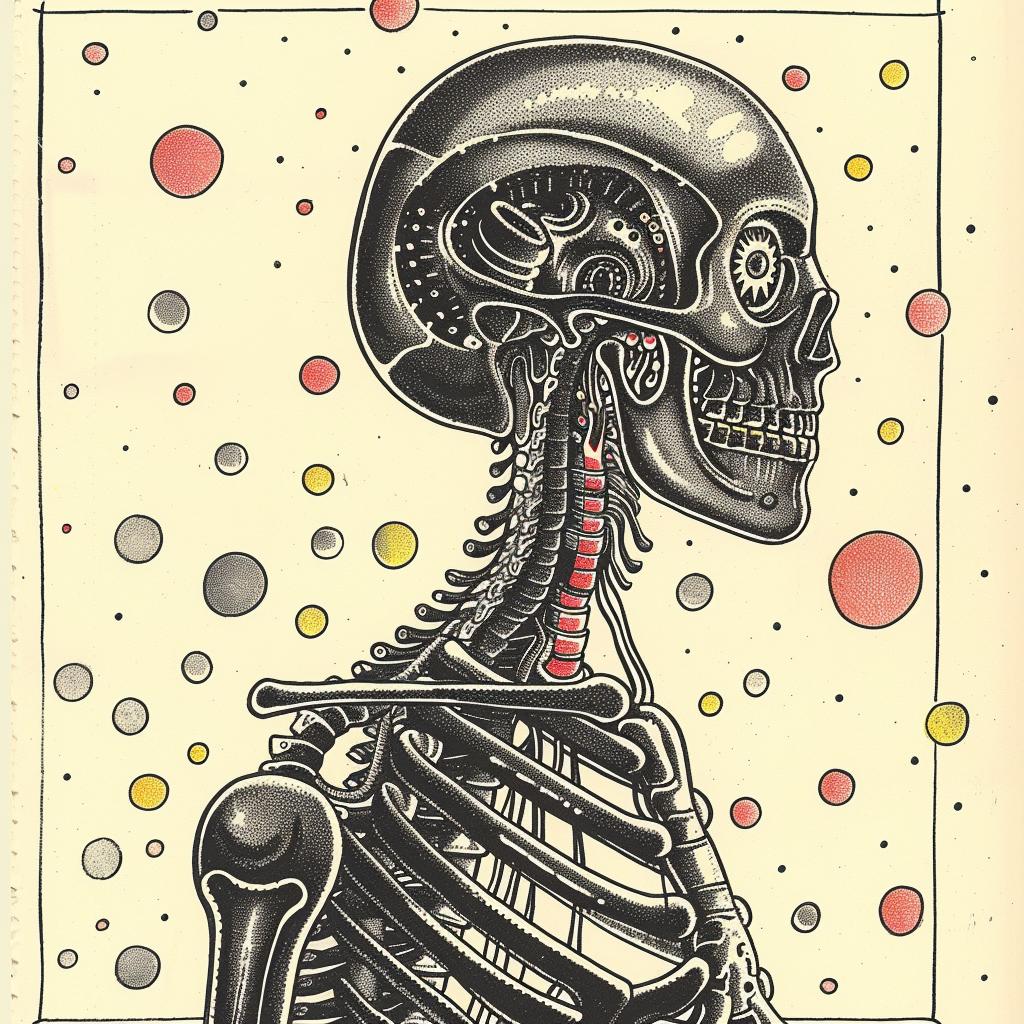 tycho  album  skeleton  dots  drawing  art  illustration  design  creative  silhouette 916140