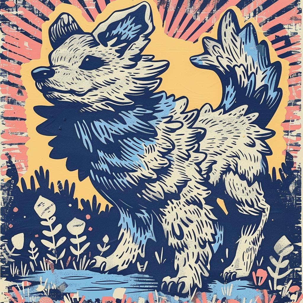mythical  creature  hybrid  dog  poster  foreground  fantasy  exploration  unique  blending 941338