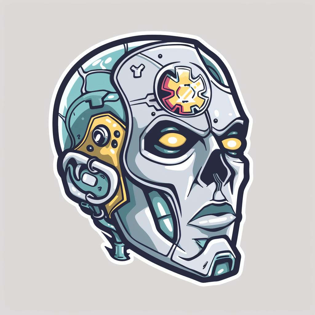 روبوت سايبورغ ميكانيكي، مستقبلي، خلفية بيضاء، مفهوم، تصميم تقني، صورة شخصية، 943898