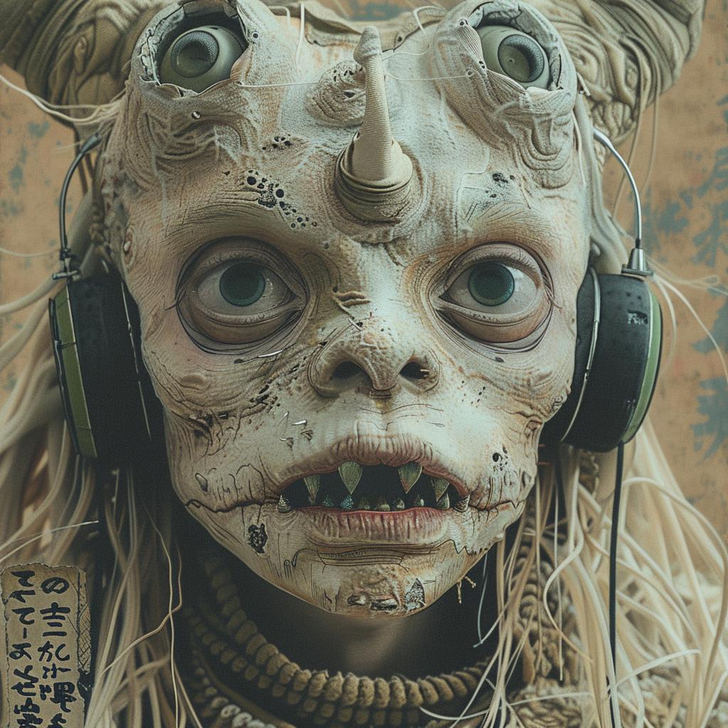 woman  horns  headphones  monster  horror  japanese  graphic  dark  fantasy  modern 1035853