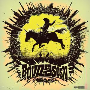 silhouette  cowboy  minimal  rodeo  action  western  bucking  bronco  poster  stylized 1039327
