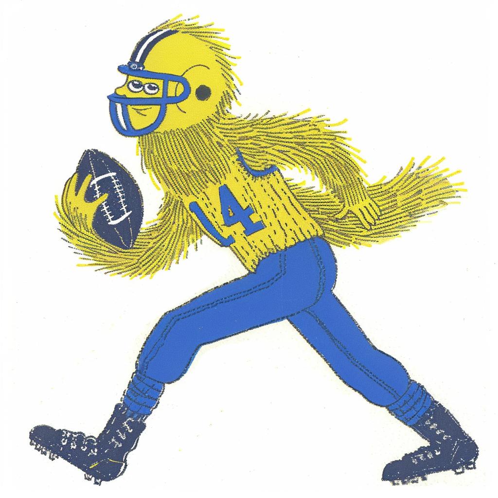 football  player  uniform  helmet  running  dynamic  cartoon  sports  playful  animated 940334