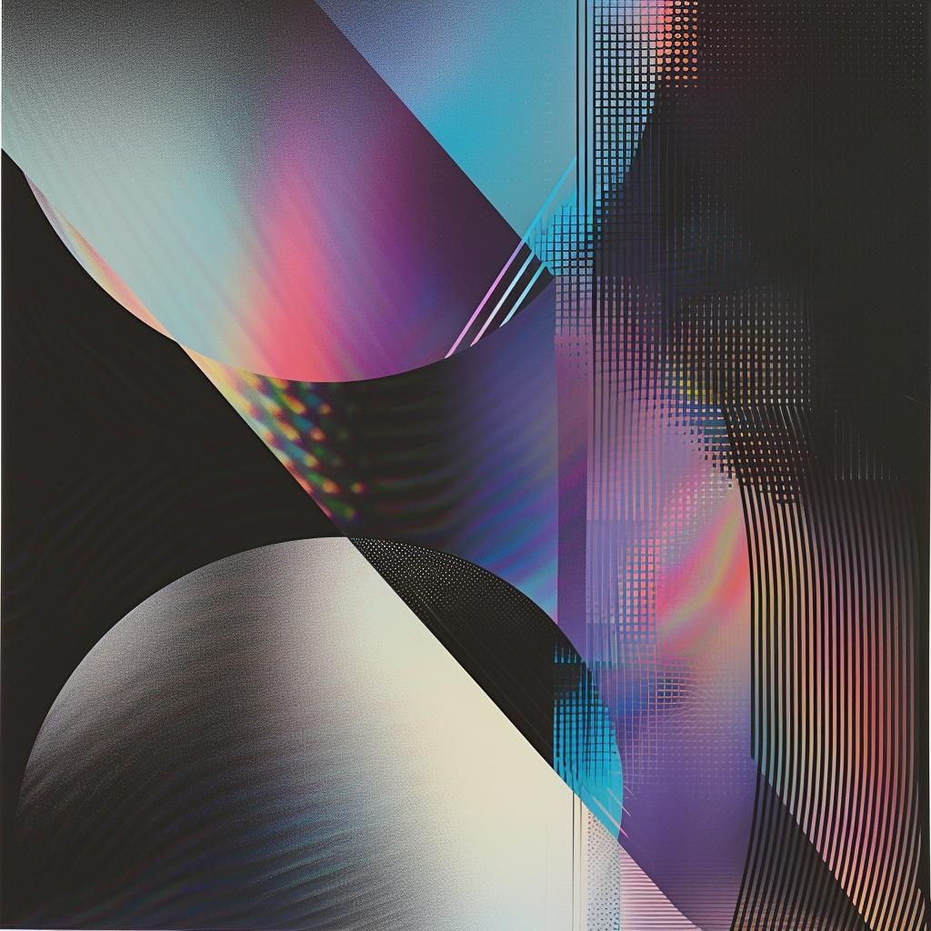 abstract  painting  fluorescent  colors  design  black  background  vivid  colorist  luminescent 1031247