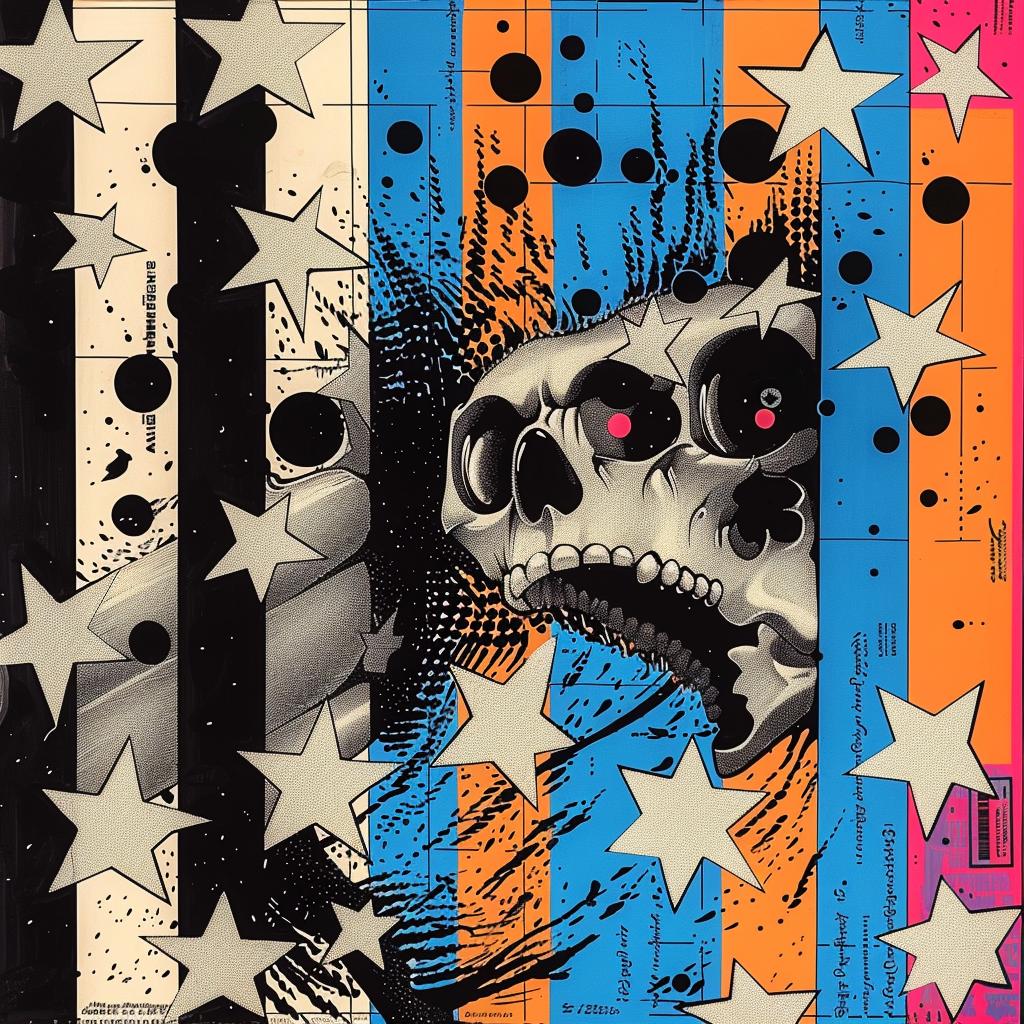skull  stars  perspective  dark  nighttime  horizon  arctic  hand-drawn  cold  sky 1021074
