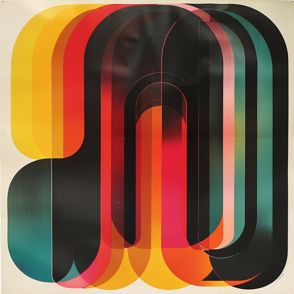 abstract  poster  typography  70s  design  graphic  Swiss  art  style  vintage 1029182