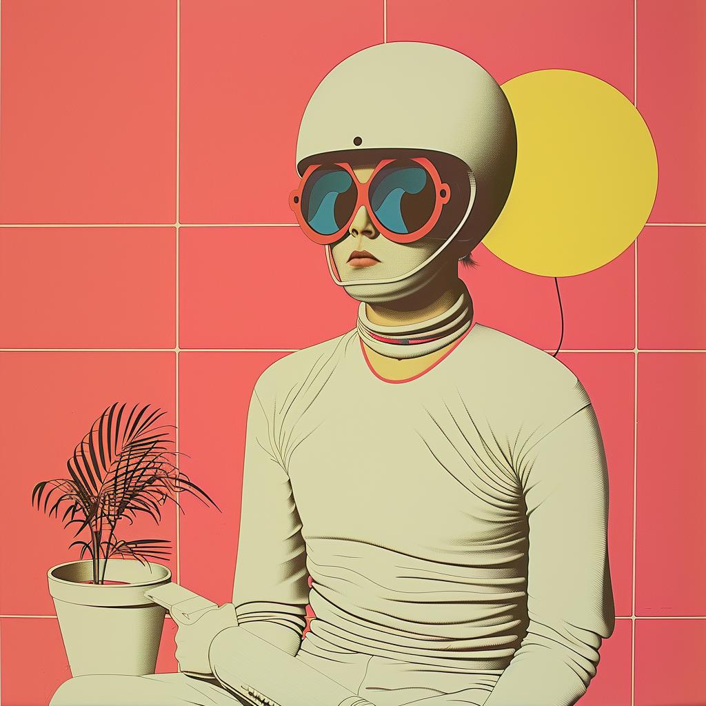 creative  surreal  design  person  sunglasses  helmet  art  whimsical  JoanCornella  colorful 1017897