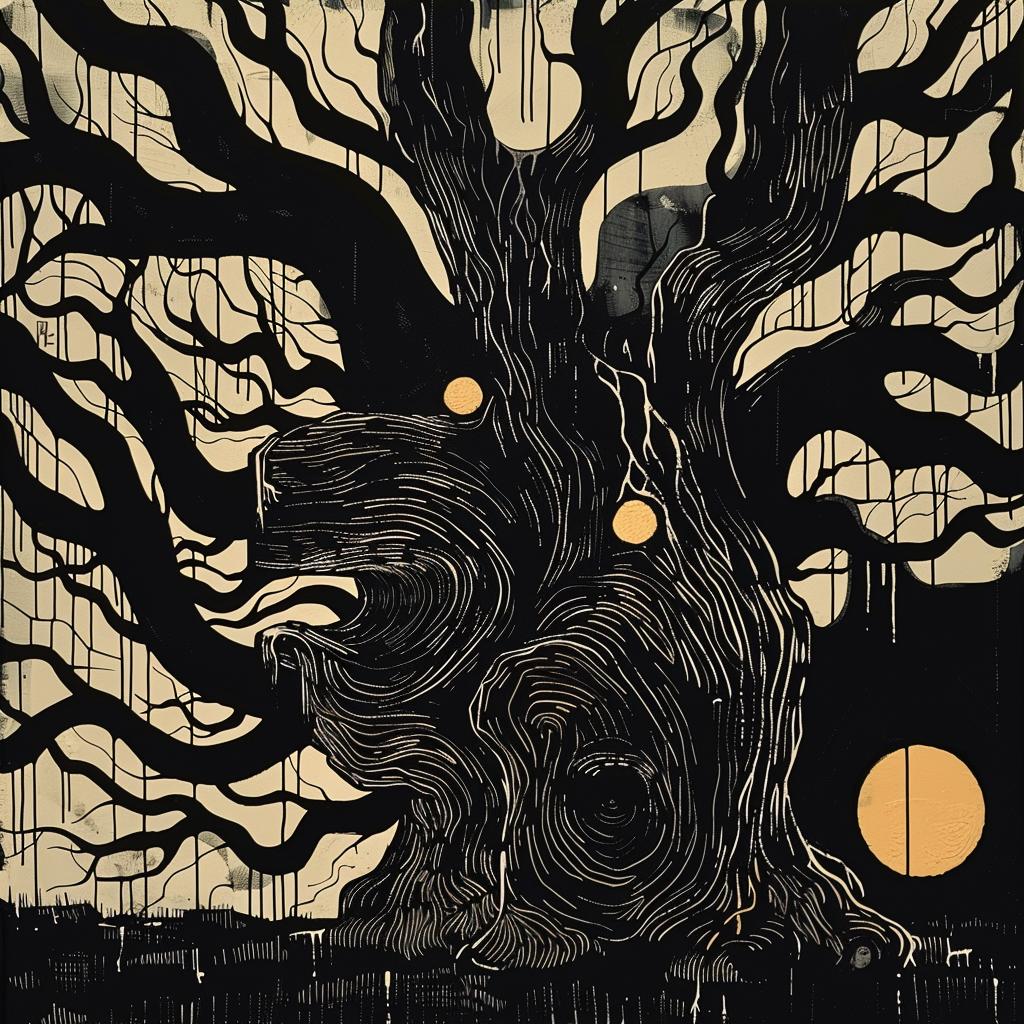 introspective  naturalistic  spiritual  terror  life  tree  art  occult  colorful  symbolic 936197