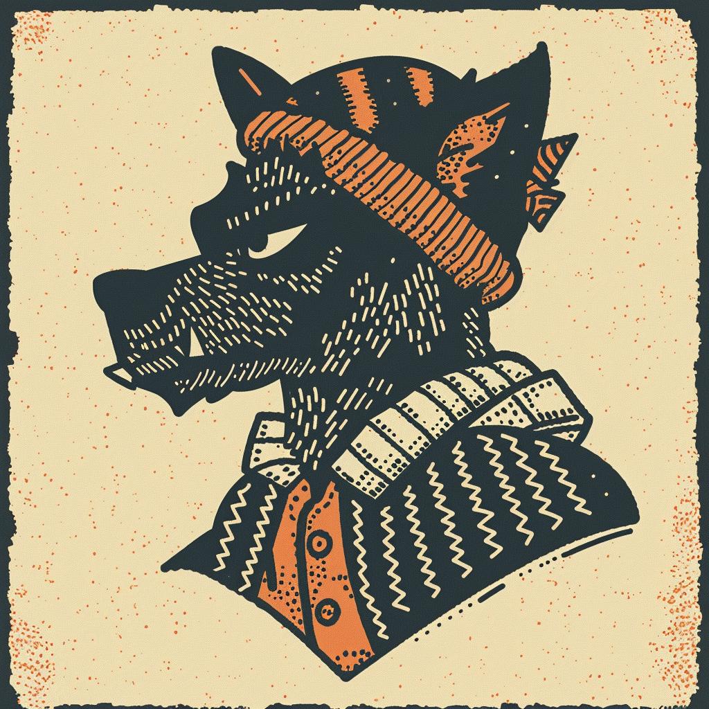 animal  aggressive  streetwise  hat  scarf  minimal  culture  wolf  urban  character 958994