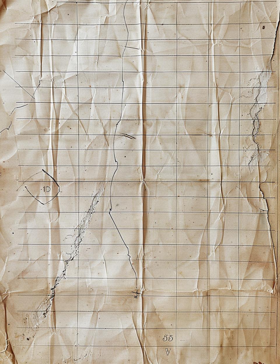 vintage  paper  Finland  1855  scuffed  tape  map  drawing  grid  historical 961835