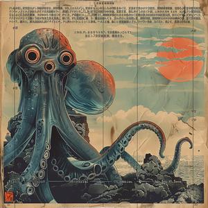 chromolithography  octopus  vintage  movie  poster  illustration  underwater  art  fantasy  design 1039538