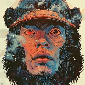 poster  bear  hat  art  surreal  creative  symbolist  design  cover  style 1077582