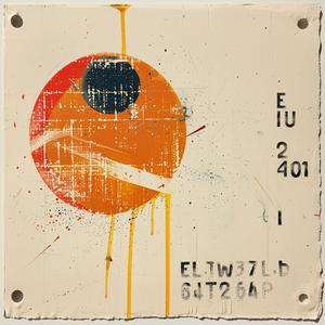 minimalist  risography  ElLissitzky  encaustic  orange  white  star  abstract  joy  contemporary 1062298