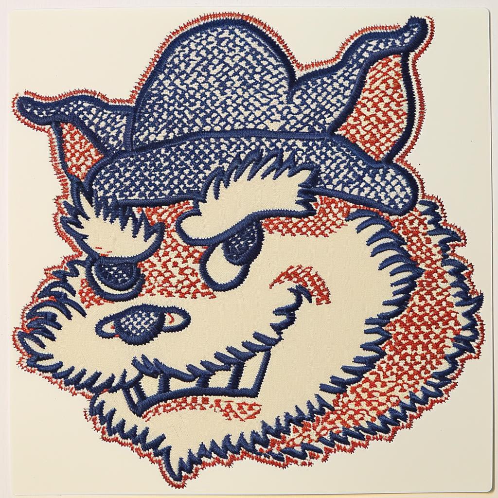 sticker  cartoon  wolf  head  streetwear  chenille  stitches  minimal  hip-hop  urban 959593