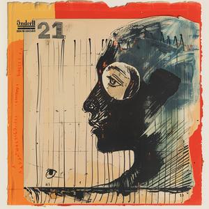 encaustic  bird  portrait  abstract  SaulBass  MiltonGlaser  colorful  imaginative  expression  surreal 1067468
