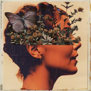 collage  woman  flowers  butterflies  portrait  artwork  mixedmedia  nature  illustration  color 1060665