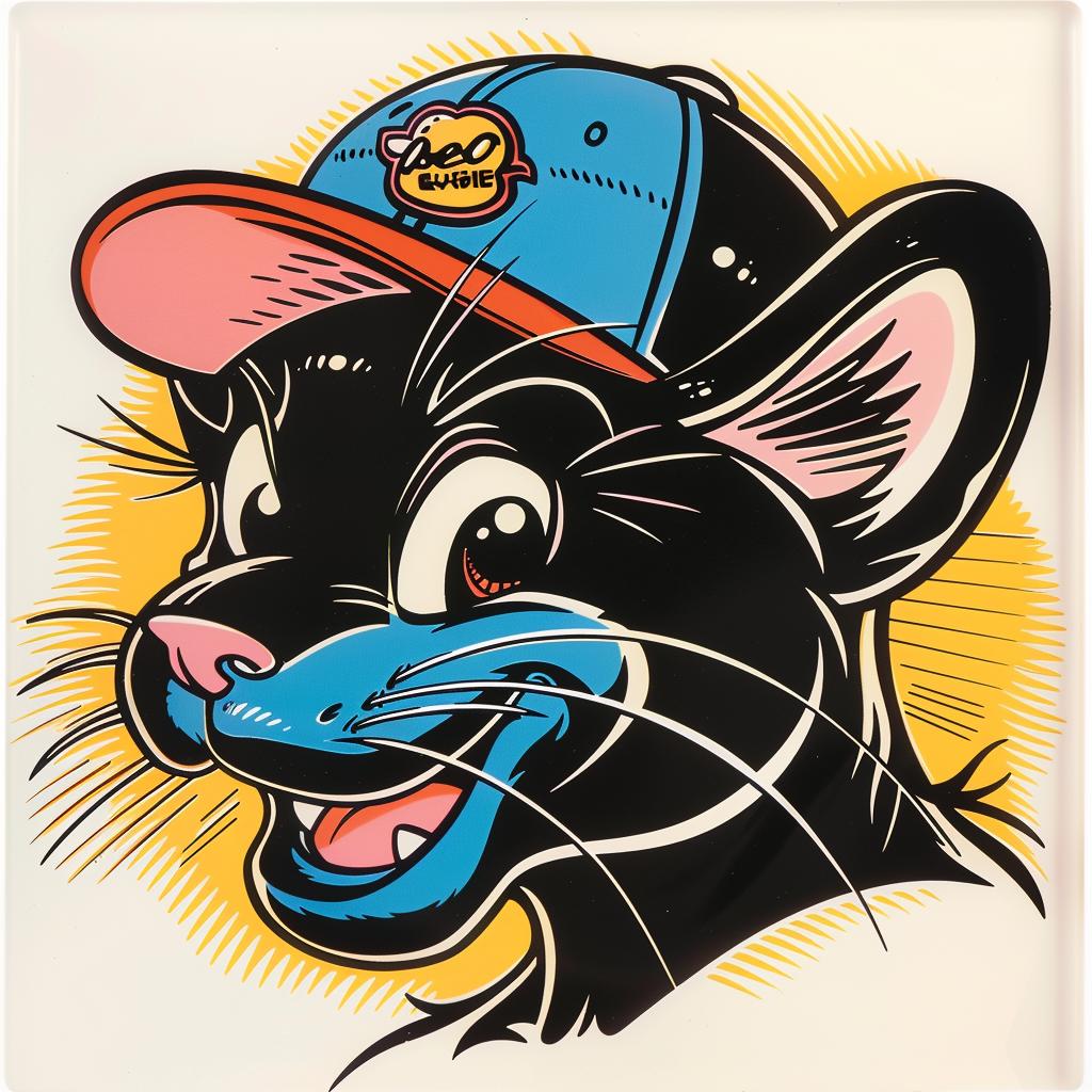 panther  baseball  cap  illustration  cartoon  animal  colorful  cute  playful  whimsical 942496