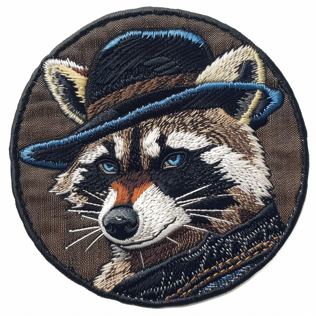 patch  raccoon  hat  chenille  hip-hop  streetwear  animal  colorful  minimal  stitch 961374