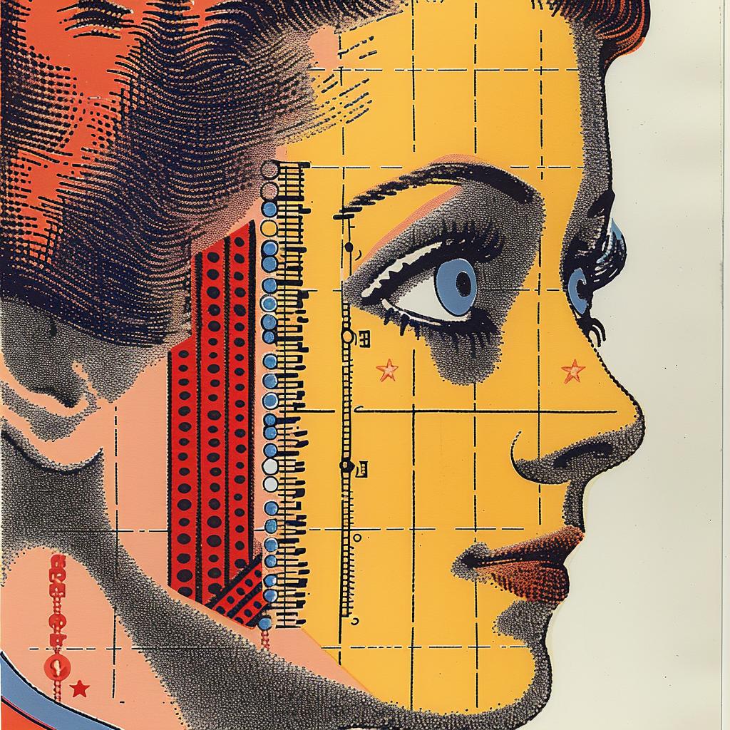 poster  woman  face  ruler  graphic  colorful  artistic  popart  interaction  modern 963286