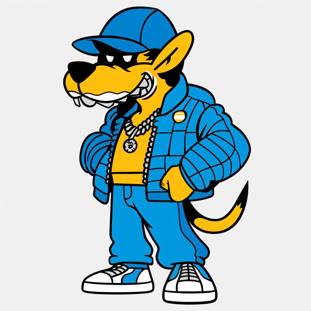 anthropomorphic  animal  streetwise  cartoon  culture  cap  minimal  blue  yellow  urban 955727