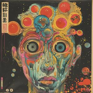 woman  colorful  eyes  surreal  poster  paint  symbolist  risograph  hyper-realistic  art 1078495