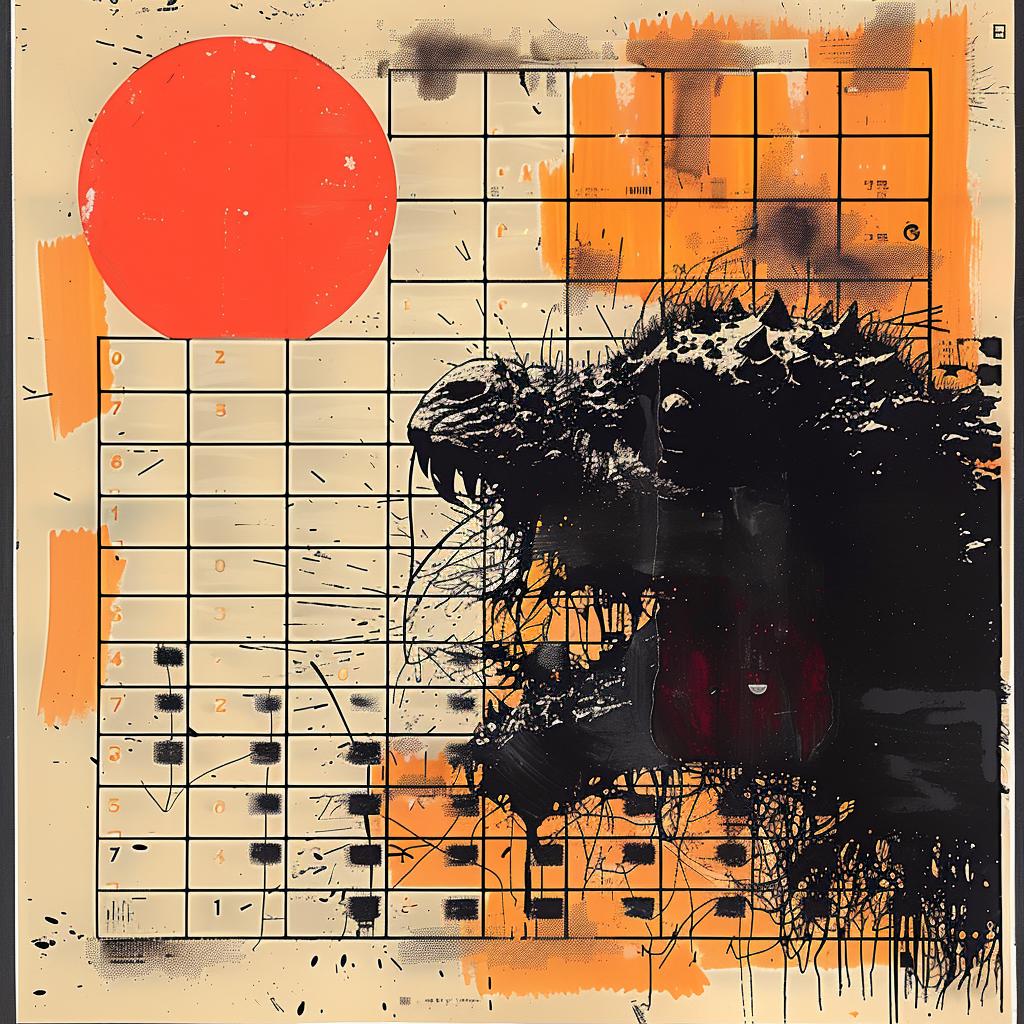 dog  red  sun  painting  collage  Saul Bass  artwork  surreal  creative  colorful 960208