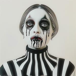 woman  stripes  makeup  black  white  fashion  bold  graphic  art  design 1073608