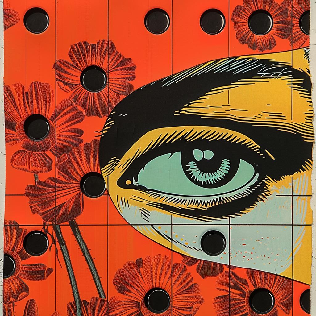abstract  impressionism  collage  graphic  design  flowers  eye  vibrant  urban  mixed-media 968547