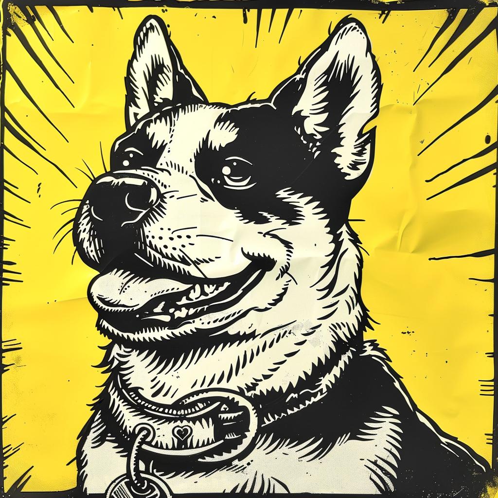 akita  dog  collar  poster  illustration  friendly  canine  animal  cute  character 942398