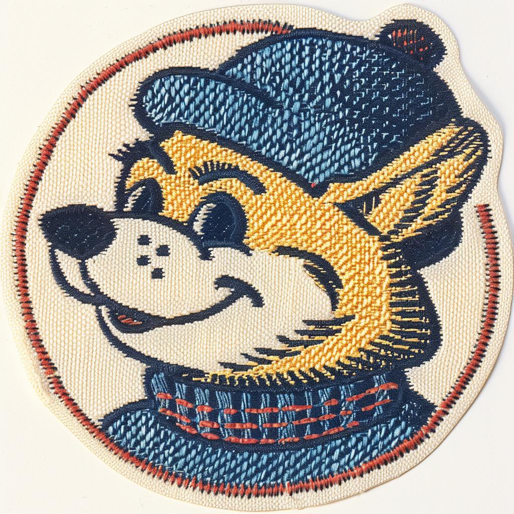 patch  fox  chenille  hip-hop  stitch  cartoon  hat  minimal  animal  cute 959591