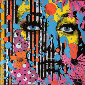 woman  flowers  colorful  portrait  surreal  visual  abstract  creative  bright  playful 1077992