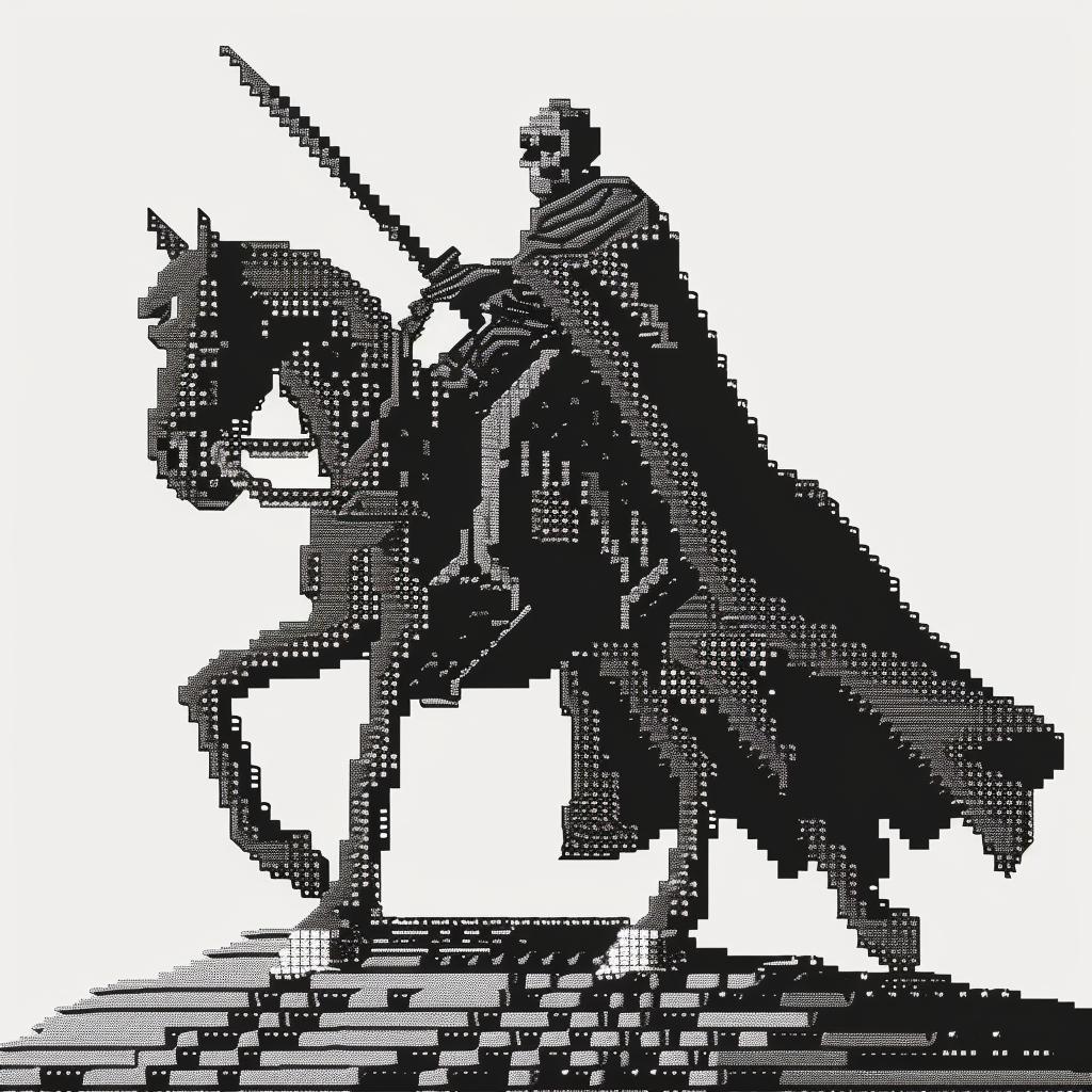 grim  reaper  horseback  knight  sword  shield  dark  fantasy  illustration  dramatic 1027886