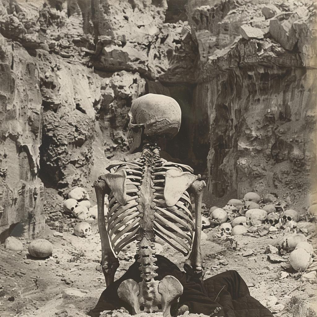 skeleton  bones  collage  photo  dirt  high  contrast  surreal  dark  raw 969900