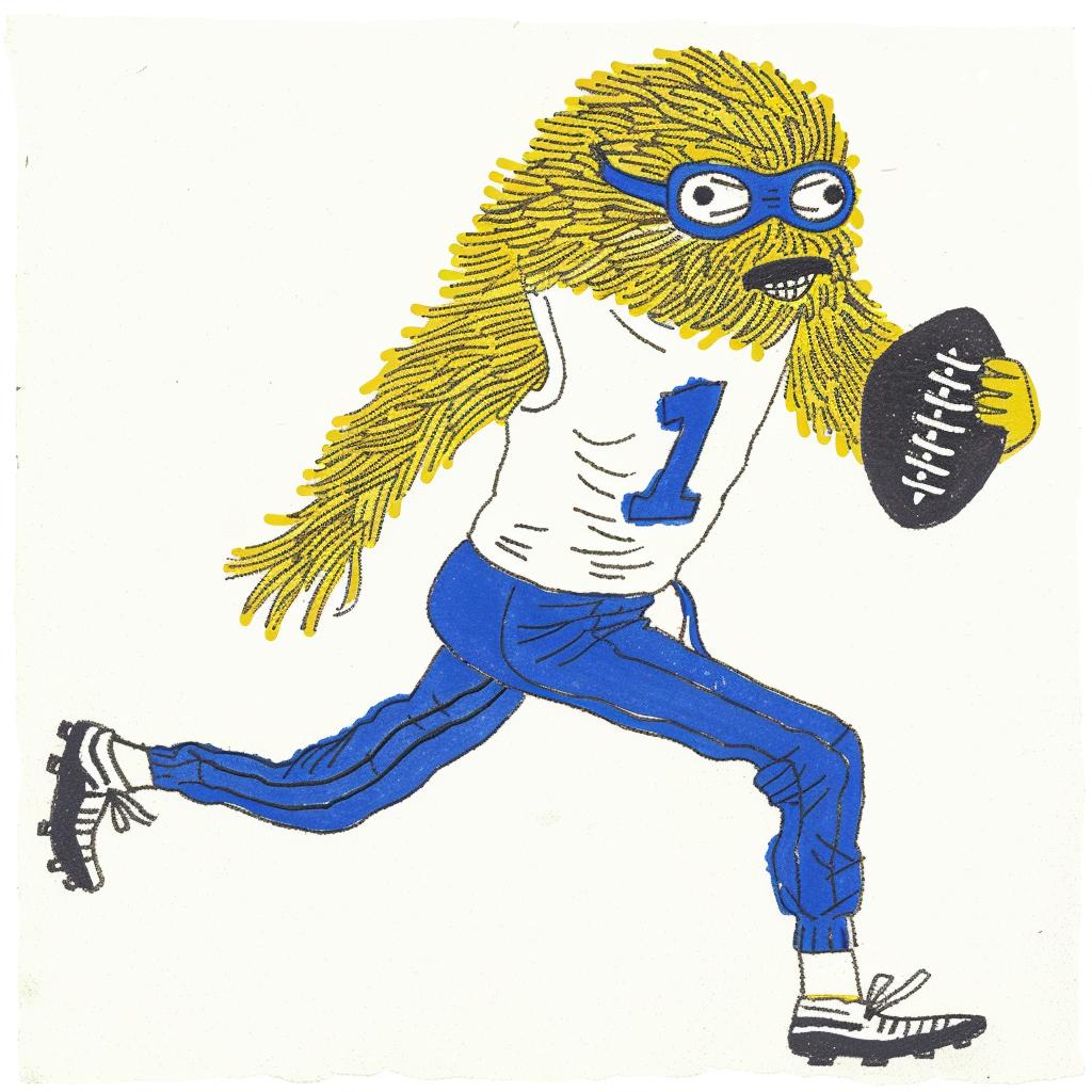football  player  drawing  cartoon  character  running  action  ball  dynamic  game 940323