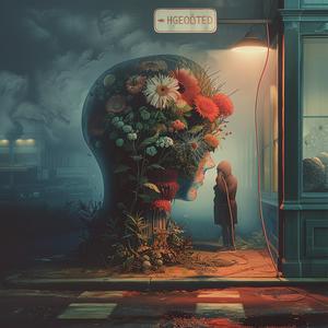 woman  flower  shop  man  scene  urban  relationship  chromolithography  art  portrait 1060237