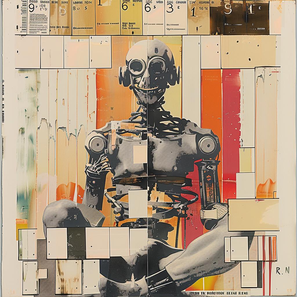 painting  robot  chair  surreal  abstract  thought-provoking  modern  visual  dynamic  emotion 937501