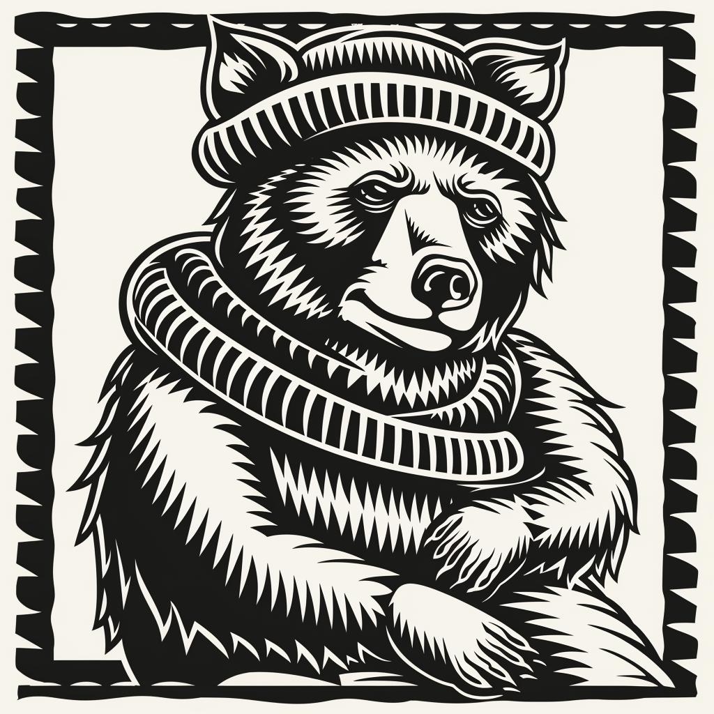 aggressive  bear  hat  scarf  street  culture  minimal  animal  character  urban 955593