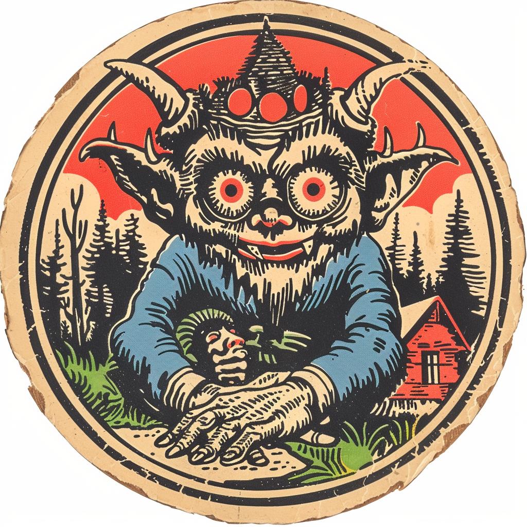 art  sticker  cartoon  demon  log  provocative  Robert  Crumb  illustration  dark 935324