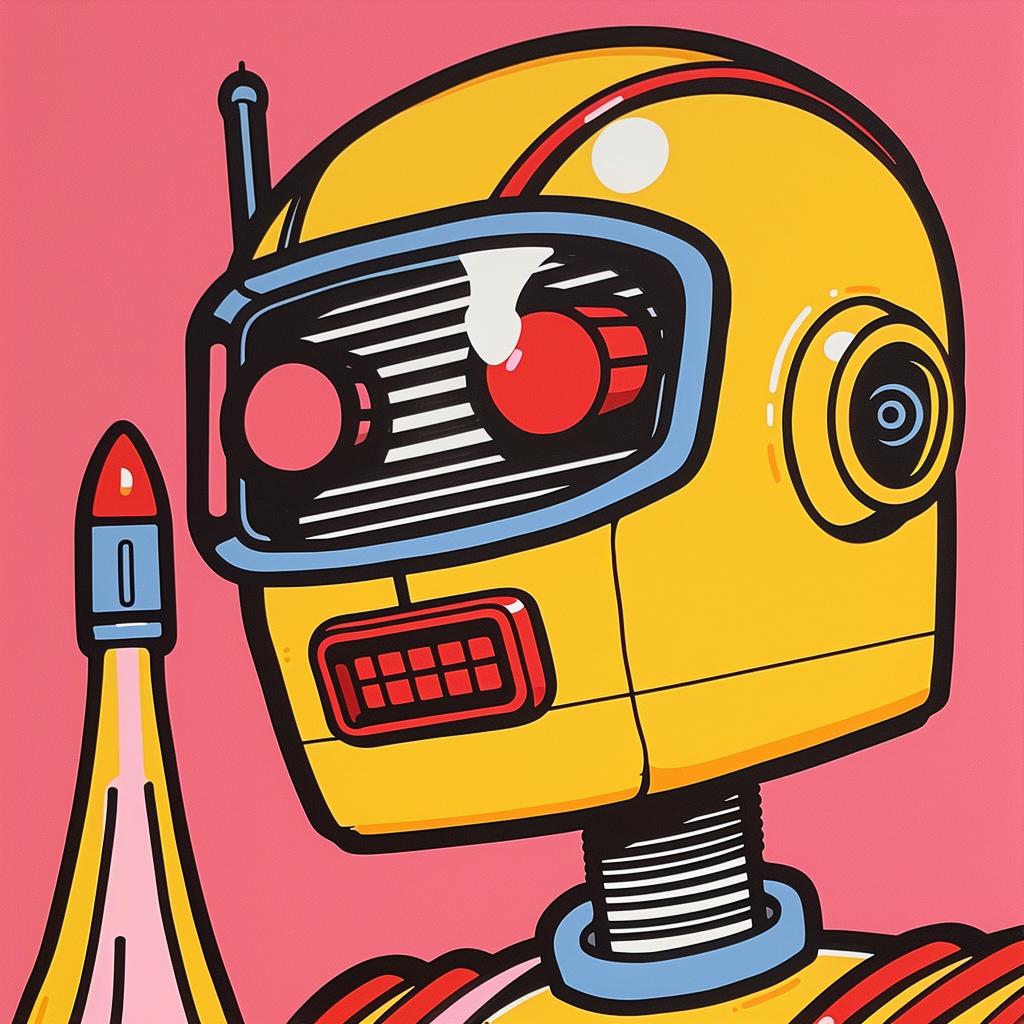 robot  launch  NASA  graphic  design  illustration  pencil  pen  yellow  colorful 1022961