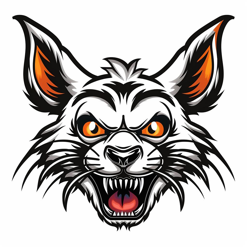 angry  fox  head  fangs  intense  illustration  wildlife  animal  dramatic  striking 939999