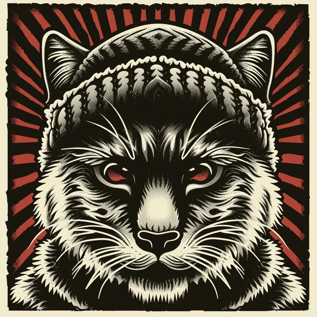 poster  cat  hat  aggressive  animal  minimal  street  stylized  urban  art 958559