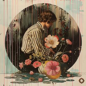 painting  woman  flowers  vase  chromolithography  decorative  still-life  artistic  colorful  elegant 1047423