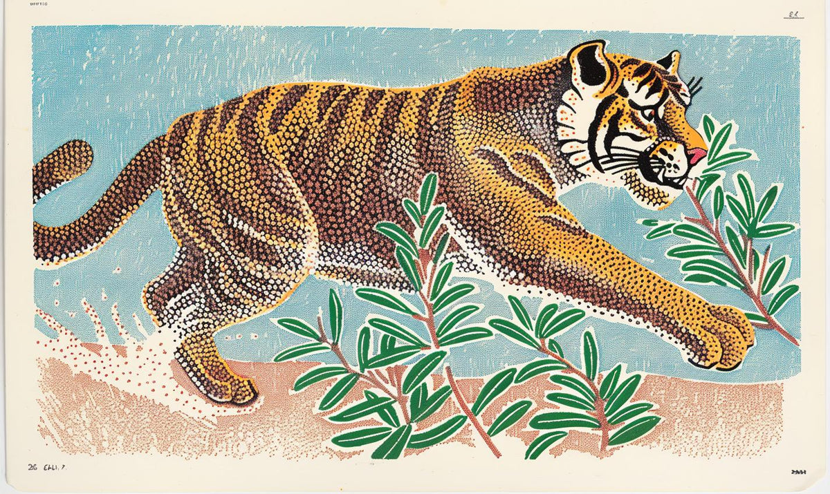 tiger  walking  field  plants  nature  wildlife  serene  flora  tranquil  feline 961008