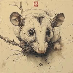 mouse  drawing  branch  nature  sketch  cross-contour  art  style  illustration  animal 1062575