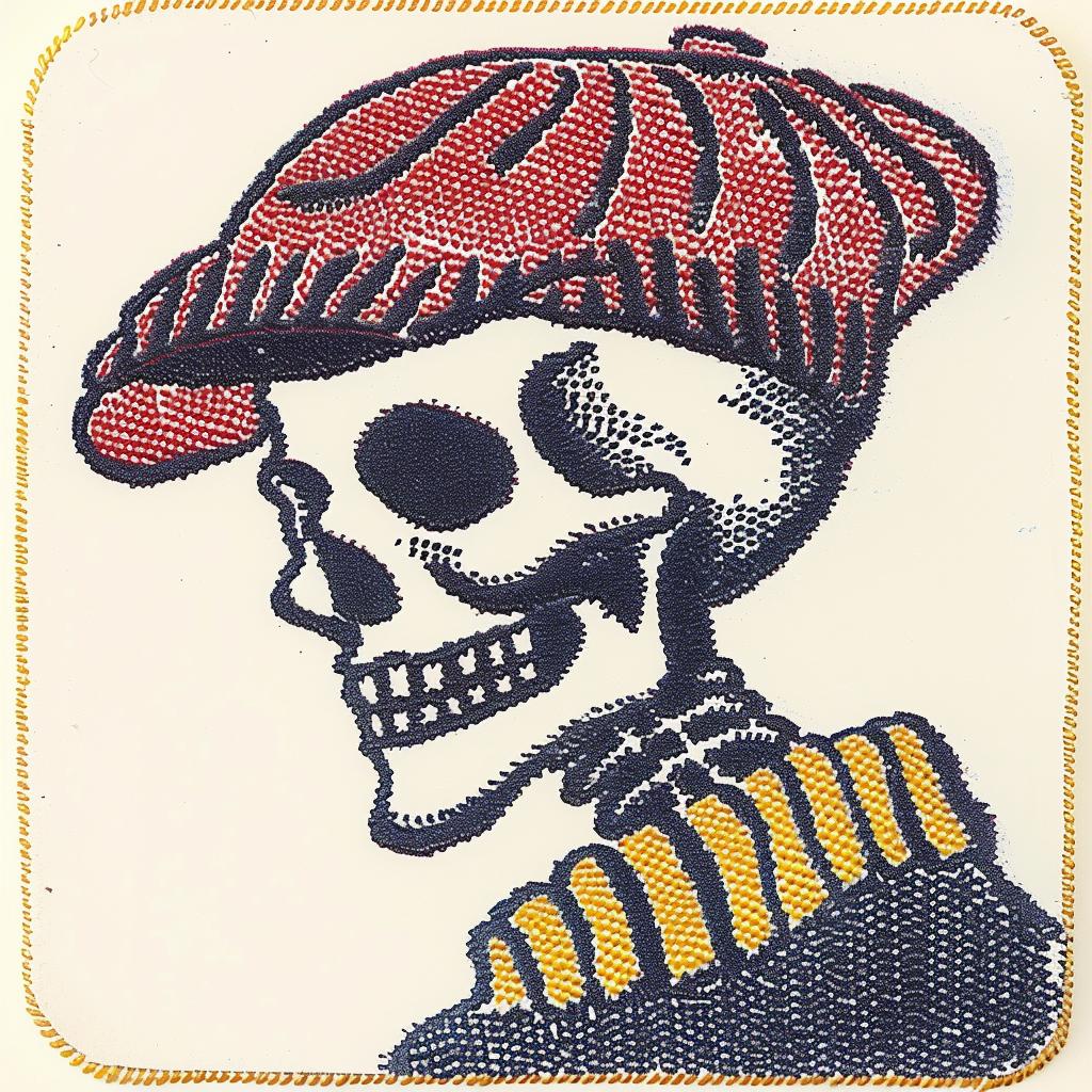 skull  scarf  hat  patch  embroidery  chenille  streetwear  minimal  cool  style 961189