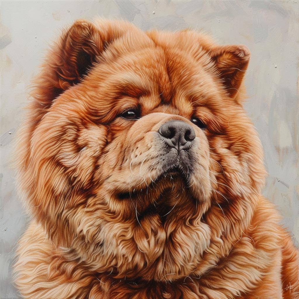 chow  dog  artwork  portrait  fur  white  background  pet  realistic  canine 942798